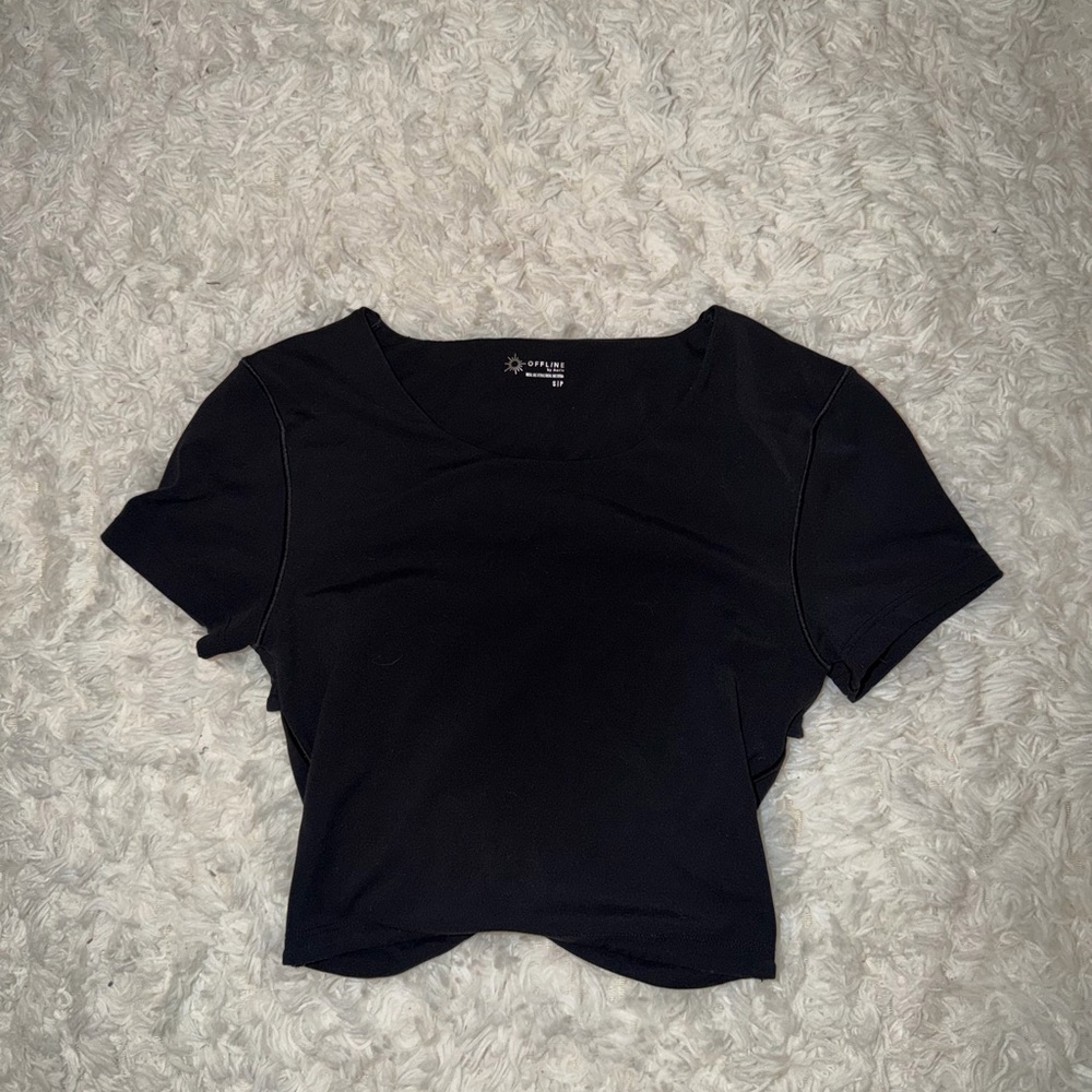 Black Aerie Racer Back Top